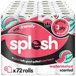 Splesh by Cusheen Toilet Roll 72 Rolls - Watermelon Scent Bulk Family Pack - Image 2