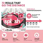 Splesh by Cusheen Toilet Roll 72 Rolls - Watermelon Scent Bulk Family Pack - Image 5
