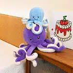 Wemi Cute Octopus Stuffed Animals Octopus Plush - Image 5