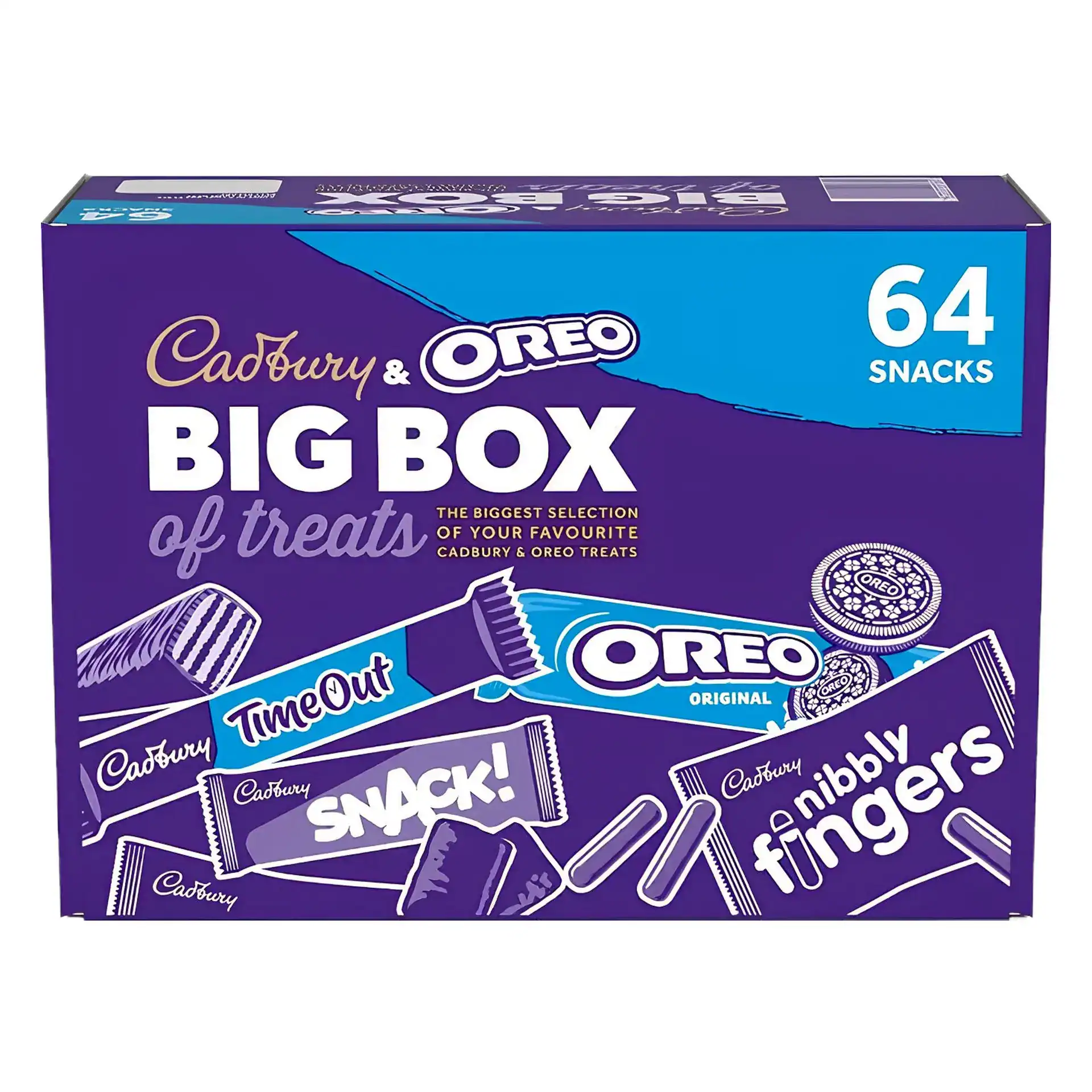6b5e0a35-fff3-4b2b-992b-c99c99759a3c Cadbury & OREO Big Box of Treats, 64 Assorted Chocolates 1618 g (Pack of 1) - Image 1