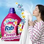 Fab Fresh Frangipani Front and Top Loader Laundry Liquid Detergent 4 Litre - Image 2