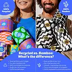 Who Gives A Crap 100% Recycled 3 Ply Double Length Toilet Paper Rolls, 400 Sheets, Pack of 48 - Image 5