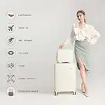 Kono Luggage Sets of 2 Piece Lightweight Polypropylene Hard Shell Suitcase with - Image 7